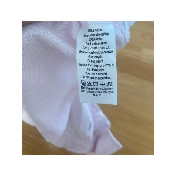 Janie and Jack Pink 100% Cotton Pique Polo Shirt Collared Age 6 Preppy Kids - Picture 6 of 6